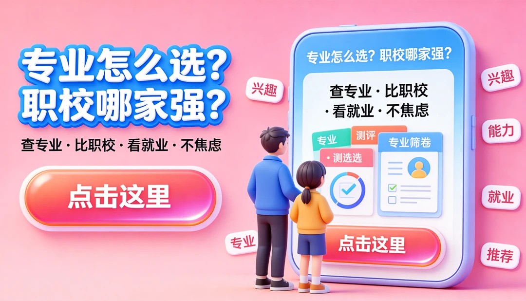 职校导航 - 测兴趣·查专业·看前景·比学校